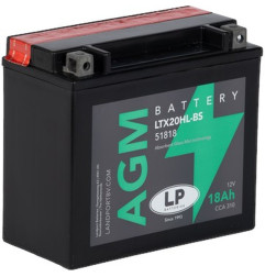 LANDPORT AKUMULATOR YTX20HL-BS (MA LTX20HL-BS) 12V 18AH 175X87X155 BEZOBSŁUGOWY - ELEKTROLIT OSOBNO (2) UE2019/1148