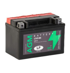 LANDPORT AKUMULATOR YTX9-BS (MA LTX9-BS) 12V 8AH 150X87X105 BEZOBSŁUGOWY - ELEKTROLIT OSOBNO (6) UE2019/1148