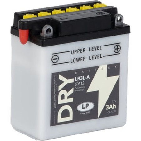 LANDPORT AKUMULATOR YB3L-A (MD LB3L-A) 12V 3AH 98X56X110 OBSŁUGOWY - ELEKTROLIT OSOBNO (12) UE2019/1148