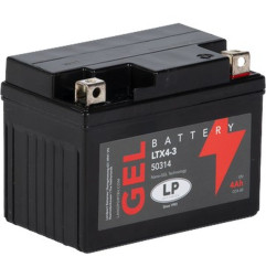 LANDPORT AKUMULATOR ŻELOWY GTX4-3 (MG LTX4-3) (G12-4) 12V 4AH 113X69X85 BEZOBSŁUGOWY - ZALANY (9) = G12-4 L