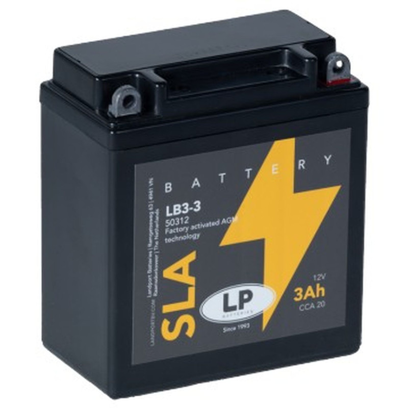 LANDPORT AKUMULATOR YB3-3 (MS LB3-3) (YB3L-A/B) 12V 3AH (98X56X109MM) SLA BEZOBSŁUGOWY - ZALANY (12)