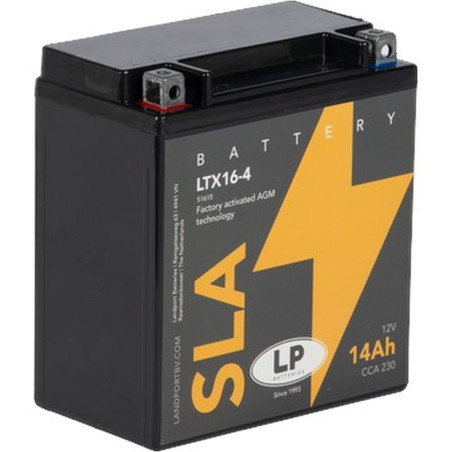 LANDPORT AKUMULATOR YTX16-4 (MS LTX16-4) 12V 14AH (151X87X160MM) (230A) SLA BEZOBSŁUGOWY - ZALANY (3)