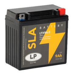 LANDPORT AKUMULATOR YTX9A-3 (MS LTX9A-3) (YB9L-A2/B) 12V 9AH (135X76X131MM) (120A) SLA BEZOBSŁUGOWY - ZALANY (6)