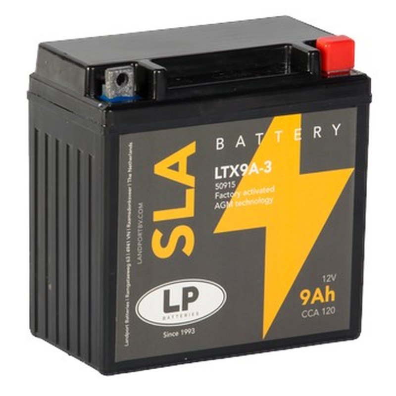 LANDPORT AKUMULATOR YTX9A-3 (MS LTX9A-3) (YB9L-A2/B) 12V 9AH (135X76X131MM) (120A) SLA BEZOBSŁUGOWY - ZALANY (6)