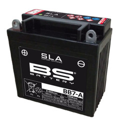 BS AKUMULATOR BB7-A (FA) (YB7-A) 12V 8AH 135X75X133 BEZOBSŁUGOWY - ZALANY (120A) (6)