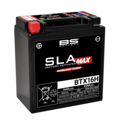 BS AKUMULATOR BTX16H MAX (FA) (YTX16H) 12V 14AH 150X87X161 BEZOBSŁUGOWY - ZALANY (ZWIĘKSZONY PRĄD ROZRUCHOWY) (250A)