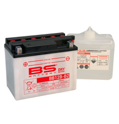 BS AKUMULATOR BB12B-B2 (YB12B-B2) 12V 12AH 160X80X160 OBSŁUGOWY - ELEKTROLIT OSOBNO (155A) UE2019/1148 (4)