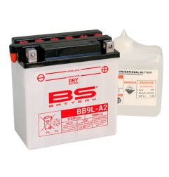 BS AKUMULATOR BB9L-A2 (YB9L-A2) 12V 9AH 135X75X139 OBSŁUGOWY - ELEKTROLIT OSOBNO (100A) UE2019/1148 (4)