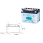 LANDPORT AKUMULATOR YB4L-A (MD LB4L-A) 12V 4Ah 120x70x92 OBSŁUGOWY - ELEKTROLIT OSOBNO UE2019/1148 - WYCOFANY Z OFERTY