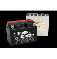 BS AKUMULATOR BTZ14S-BS (YTZ14S, YTZ14S-BS) 12V 11,2AH 150X86X110 BEZOBSŁUGOWY - ELEKTROLIT OSOBNO (230A) UE2019/1148