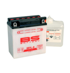 BS AKUMULATOR BB9L-B (YB9L-B) (12N9-3B) 12V 9AH 135X75X139 OBSŁUGOWY - ELEKTROLIT OSOBNO (115A) UE2019/1148 (4)