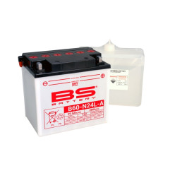 BS AKUMULATOR B60-N24L-A (Y60-N24L-A) 12V 28AH 184X124X175 OBSŁUGOWY - ELEKTROLIT OSOBNO 280A UE2019/1148 (310539) (2)