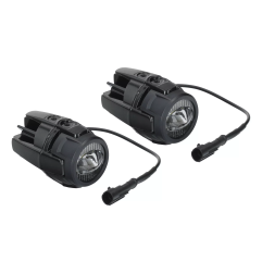 Halogeny lampy LED HLP X2 z mocowaniem + wiązka instalacji i przełącznik świateł