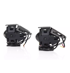 Halogeny motocyklowe XRS LED z ringiem uniwersalne 2 szt.