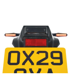 OXFORD KIERUNKOWSKAZY SEKWENCYJNE TYŁ Z ŚWIATŁAMI STOP (CE) LED NIGHTRIDER - 2 SZTUKI (ZAWIERA OPORNIKI)