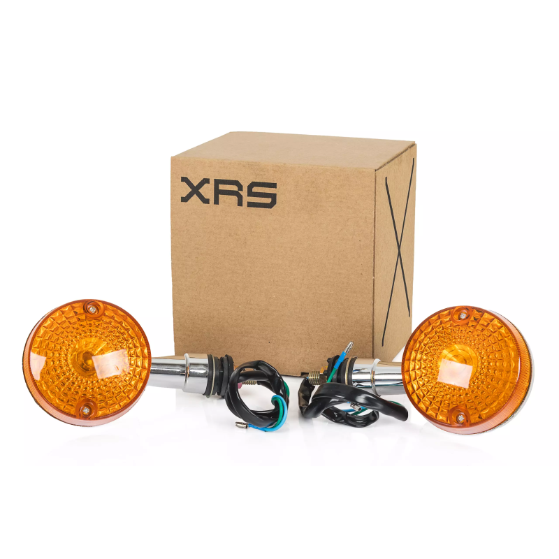 Komplet kierunkowskazów przód XRS Suzuki GN 125 2 szt. Komplet kierunkowskazów przód XRS Suzuki GN 125 2 szt.