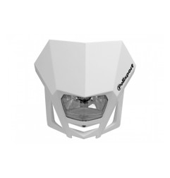 POLISPORT LAMPA PRZEDNIA MODEL LMX (ŻARÓWKA HALOGENOWA) KOLOR BIAŁY