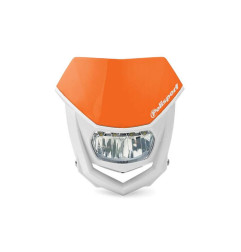 POLISPORT LAMPA PRZEDNIA UNIWERSALNA HALO Z ŻARÓWKĄ LED KOLOR POMARAŃCZOWY KTM