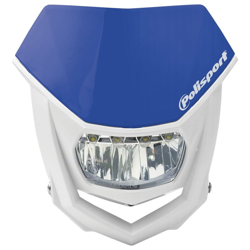 POLISPORT PROMOCJA LAMPA PRZEDNIA UNIWERSALNA HALO Z ŻARÓWKĄ LED KOLOR NIEBIESKI YAMAHA POLISPORT PROMOCJA LAMPA PRZEDNIA UNIWERSALNA HALO Z ŻARÓWKĄ LED KOLOR NIEBIESKI YAMAHA