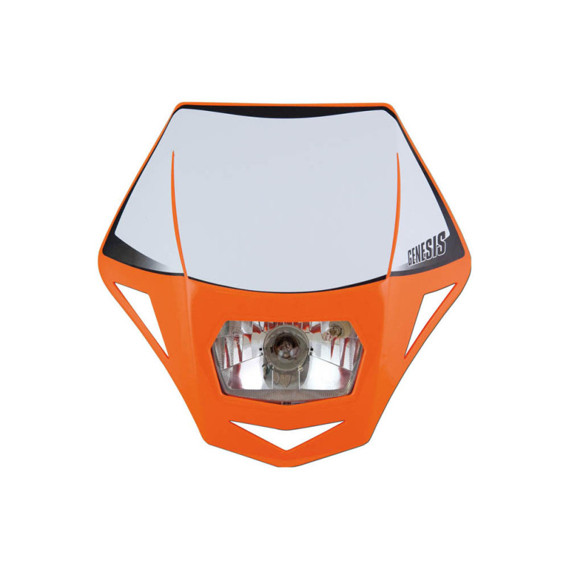 RACETECH (RTECH) LAMPA PRZEDNIA GENESIS KOLOR POMARAŃCZOWY - WYPRZEDAŻ