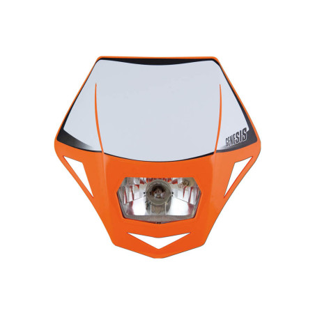 RACETECH (RTECH) LAMPA PRZEDNIA GENESIS KOLOR POMARAŃCZOWY - WYPRZEDAŻ