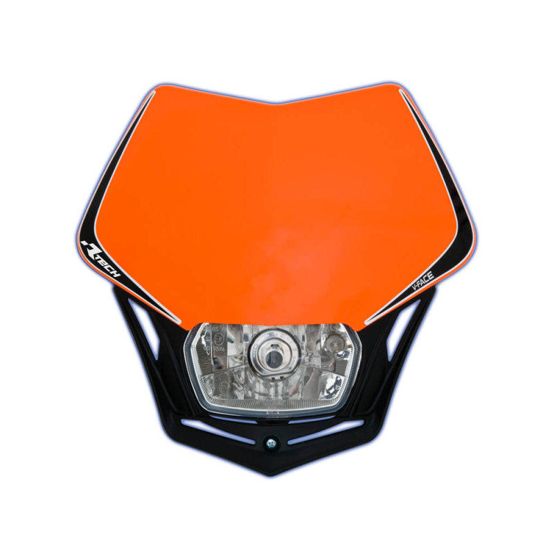 RACETECH (RTECH) LAMPA PRZEDNIA V-FACE KOLOR POMARAŃCZOWY/CZARNY KTM RACETECH (RTECH) LAMPA PRZEDNIA V-FACE KOLOR POMARAŃCZOWY/CZARNY KTM
