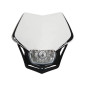 RACETECH (RTECH) LAMPA PRZEDNIA V-FACE KOLOR BIAŁY/CZARNY