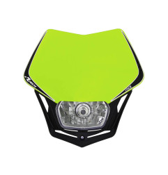 RACETECH (RTECH) LAMPA PRZEDNIA V-FACE KOLOR ŻÓŁTY FLUO/CZARNY
