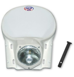 UFO LAMPA VINTAGE '78-'88 KOLOR BIAŁY (SZKŁO OKRĄGŁE)