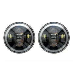 Lampa przód LED HLP 7 cali 2szt. pasuje do Jeep Wrangler Defender