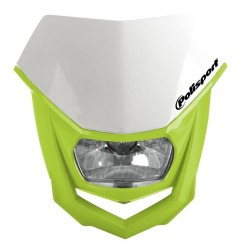 POLISPORT PROMOCJA LAMPA PRZEDNIA MODEL HALO (ŻARÓWKA HALOGENOWA) KOLOR BIAŁY/FLUO