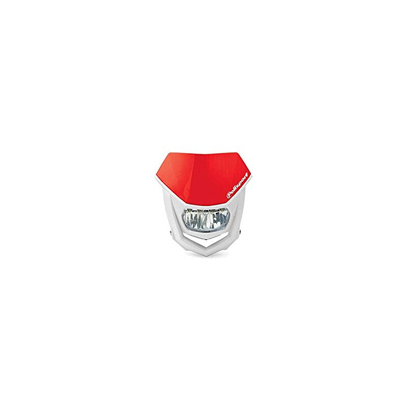 POLISPORT PROMOCJA LAMPA PRZEDNIA UNIWERSALNA HALO Z ŻARÓWKĄ LED KOLOR CZERWONY HONDA POLISPORT PROMOCJA LAMPA PRZEDNIA UNIWERSALNA HALO Z ŻARÓWKĄ LED KOLOR CZERWONY HONDA