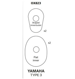 OXFORD OXFORD MOCOWANIE (ZAŚLEPKA) KIERUNKOWSKAZU / KIERUNKOWSKAZÓW YAMAHA TYP3 - KOMPLET