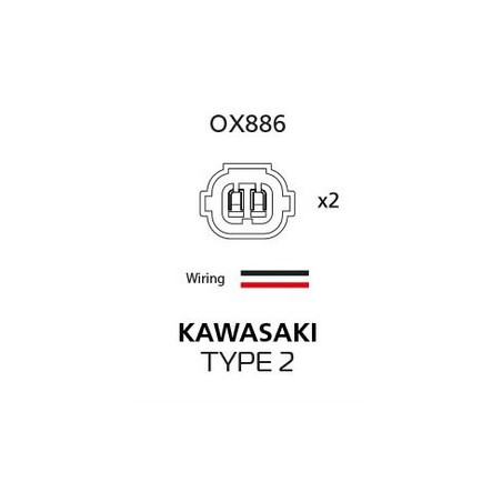 OXFORD PROMOCJA ZŁĄCZE KIERUNKOWSKAZÓW LED I ŻARÓWKOWYCH DO KOSTKI OEM KAWASAKI TYP 2