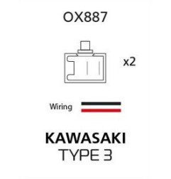 OXFORD PROMOCJA ZŁĄCZE KIERUNKOWSKAZÓW LED I ŻARÓWKOWYCH DO KOSTKI OEM KAWASAKI TYP 3