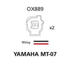 OXFORD ZŁĄCZE KIERUNKOWSKAZÓW LED I ŻARÓWKOWYCH DO KOSTKI OEM YAMAHA MT-07