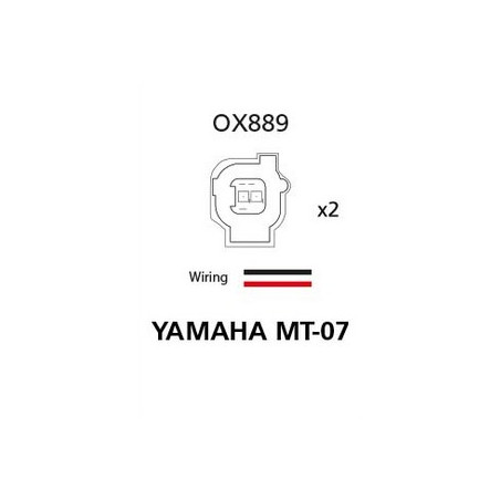 OXFORD ZŁĄCZE KIERUNKOWSKAZÓW LED I ŻARÓWKOWYCH DO KOSTKI OEM YAMAHA MT-07