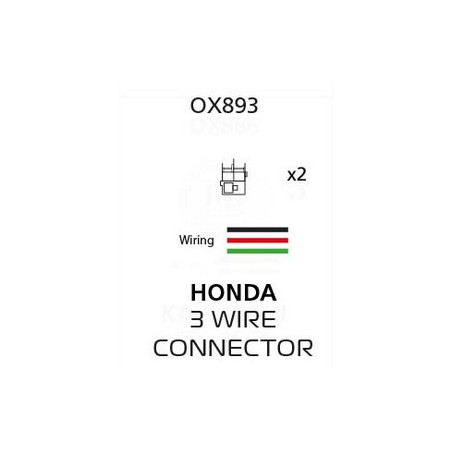 OXFORD ZŁĄCZE (PRZEWÓD / PRZEJŚCIÓWKA / KABEL / PRZEDŁUŻACZ) KIERUNKOWSKAZÓW LED I ŻARÓWKOWYCH DO KOSTKI OEM HONDA