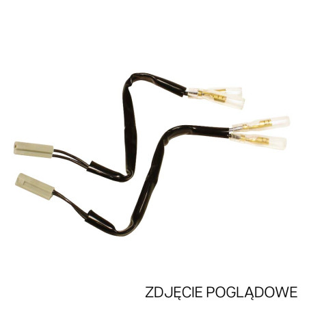 OXFORD ZŁĄCZE (PRZEWÓD / PRZEJŚCIÓWKA / KABEL / PRZEDŁUŻACZ) KIERUNKOWSKAZÓW LED I ŻARÓWKOWYCH DO KOSTKI OEM SUZUKI