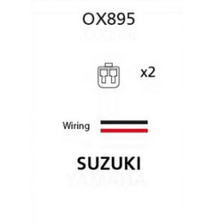 OXFORD ZŁĄCZE (PRZEWÓD / PRZEJŚCIÓWKA / KABEL / PRZEDŁUŻACZ) KIERUNKOWSKAZÓW LED I ŻARÓWKOWYCH DO KOSTKI OEM SUZUKI