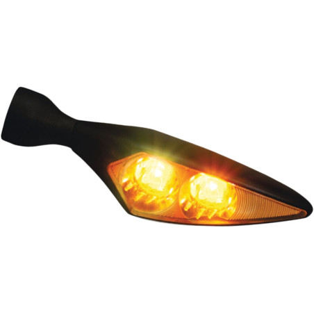 Kierunkowskaz MICRO RHOMBUS EXTREME LED FL/RR, czarny