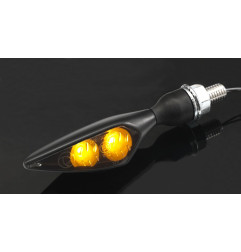 Kierunkowskaz MICRO RHOMBUS DARK LED FL/RR, czarny