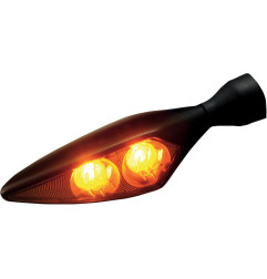 Kierunkowskaz MICRO RHOMBUS DARK LED FR/RL, czarny