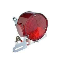 EMGO LAMPA TYLNA Z CHROMOWANYM MOCOWANIEM TABLICY REJESTRACYJNEJ YAMAHA RD 200 '74-'75, RD 250 '73-'75, TX 650 '73-'74