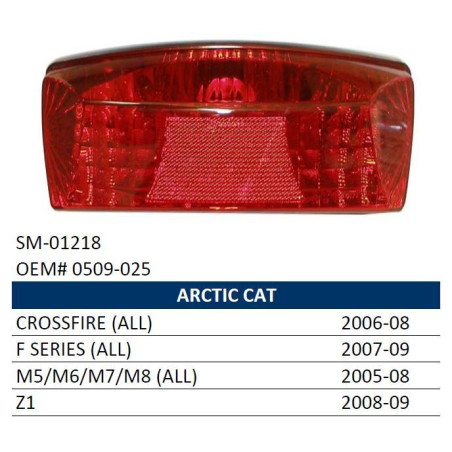 SPI SNOW LAMPA TYLNA SNOW ORAZ ATV ARCTIC CAT (ALL MODELS) '05-'09 (SKUTER ŚNIEŻNY)