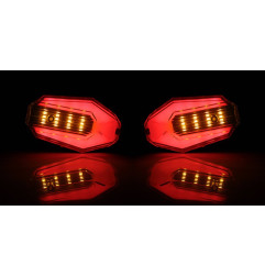 Kierunkowskazy led ze światłem stop tylne 2 szt