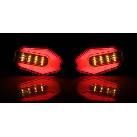 Kierunkowskazy led ze światłem stop tylne 2 szt