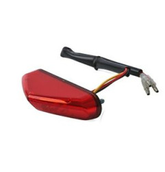 POLISPORT LAMPA TYLNA RSP 3.0 LED LIGHT 1,1/0,2 (TYLNE + STOP) Z HOMOLOGACJĄ KOLOR CZERWONY