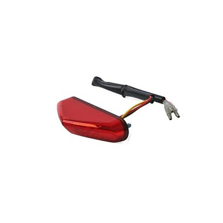 POLISPORT LAMPA TYLNA RSP 3.0 LED LIGHT 1,1/0,2 (TYLNE + STOP) Z HOMOLOGACJĄ KOLOR CZERWONY