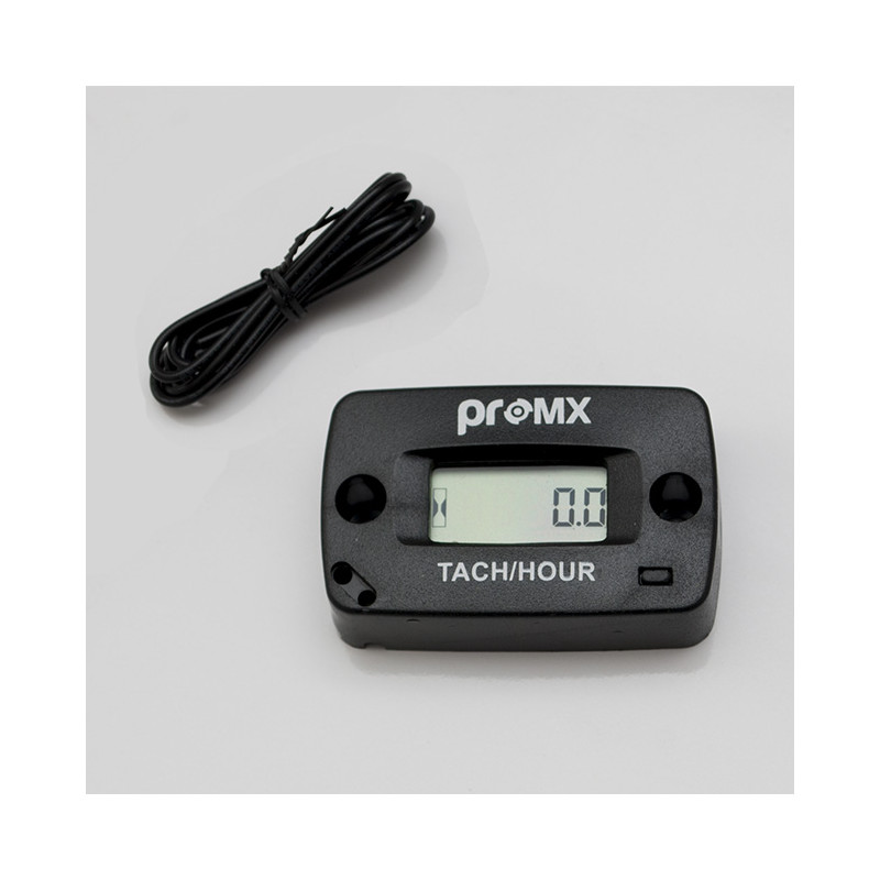 PROMX LICZNIK MOTOGODZIN INDUKCYJNY Z OBROTOMIERZEM RESETOWALNY WODOODPORNY PR09 (EL) PROMX LICZNIK MOTOGODZIN INDUKCYJNY Z OBROTOMIERZEM RESETOWALNY WODOODPORNY PR09 (EL)